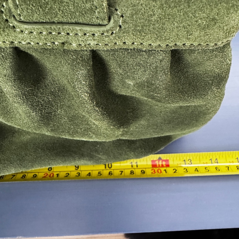 Ann Taylor Loft Green Suede Bag - Picture 9 of 13